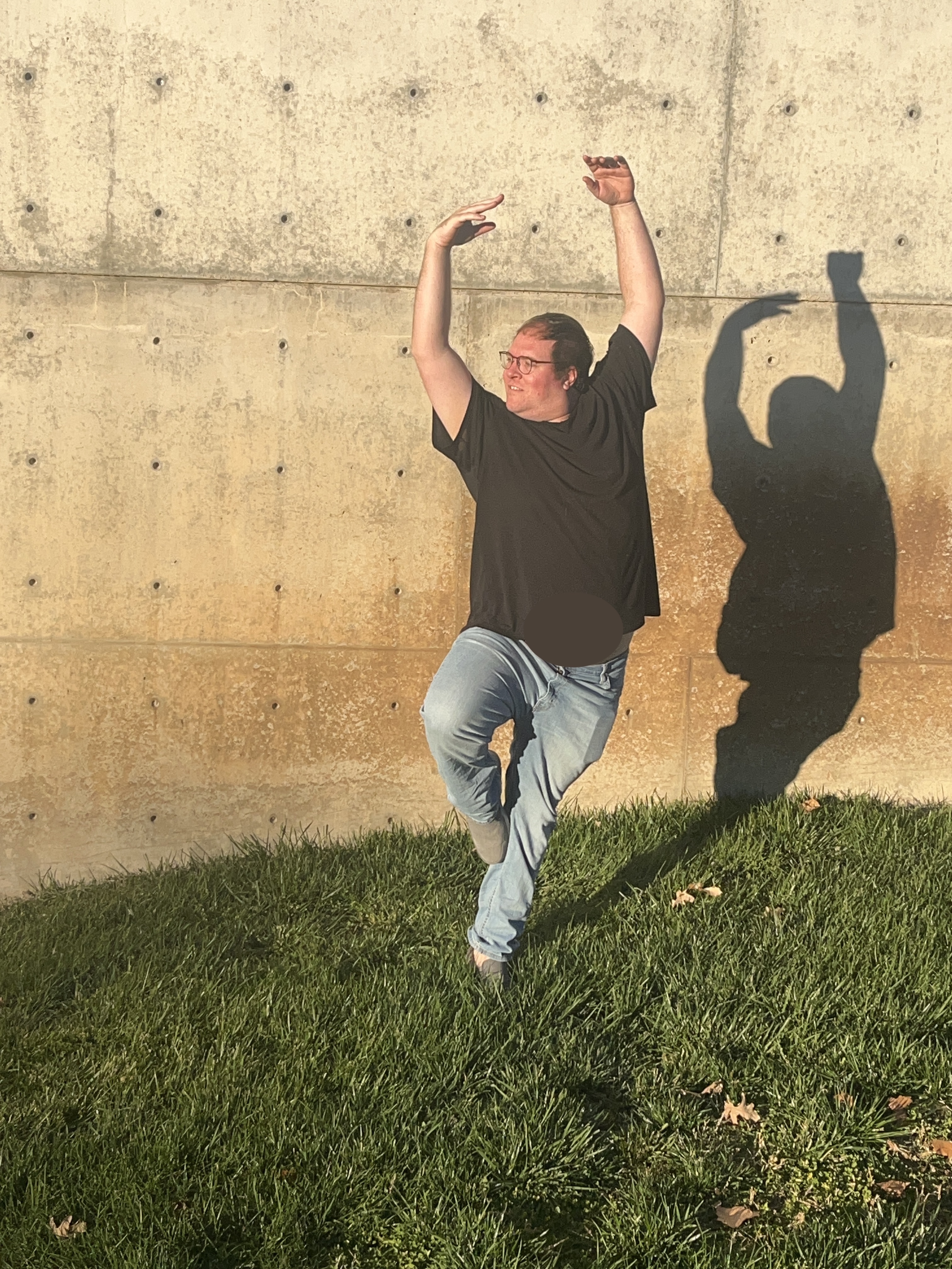 A Shadow Representing Work on Somatic Healing Through Dance